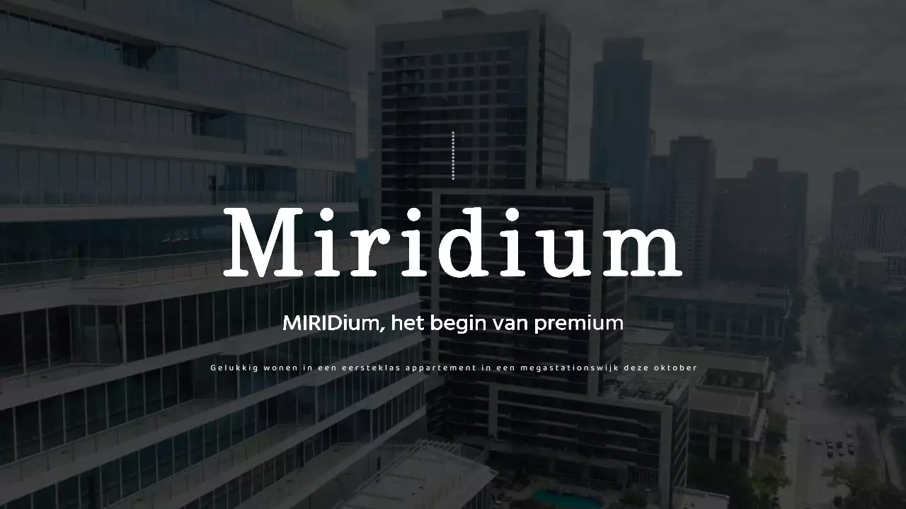 Modern appartement te koop in wit en marineblauw