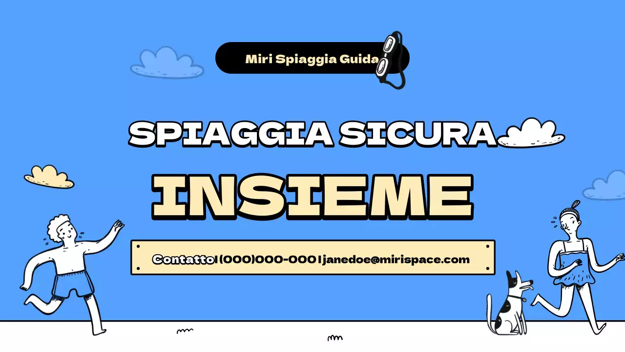 Una guida alle belle spiagge blu e gialle Piani di lezione