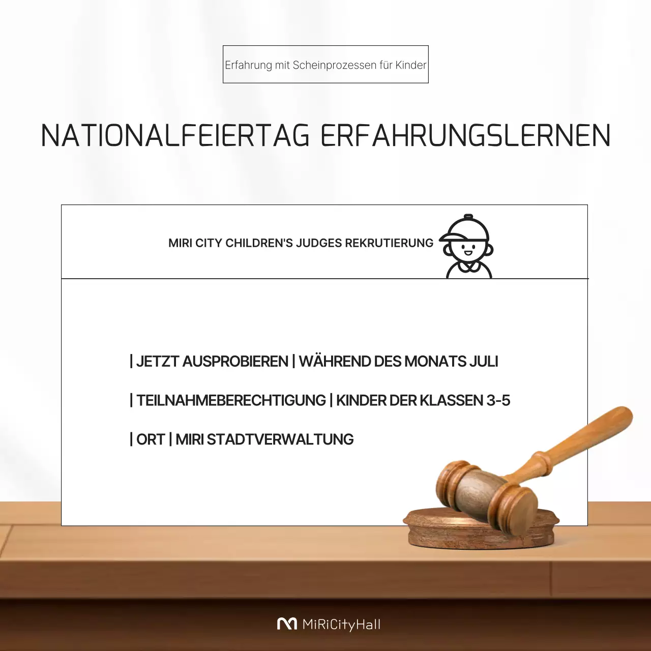 Weiß und Braun für einen modernen Verfassungstag