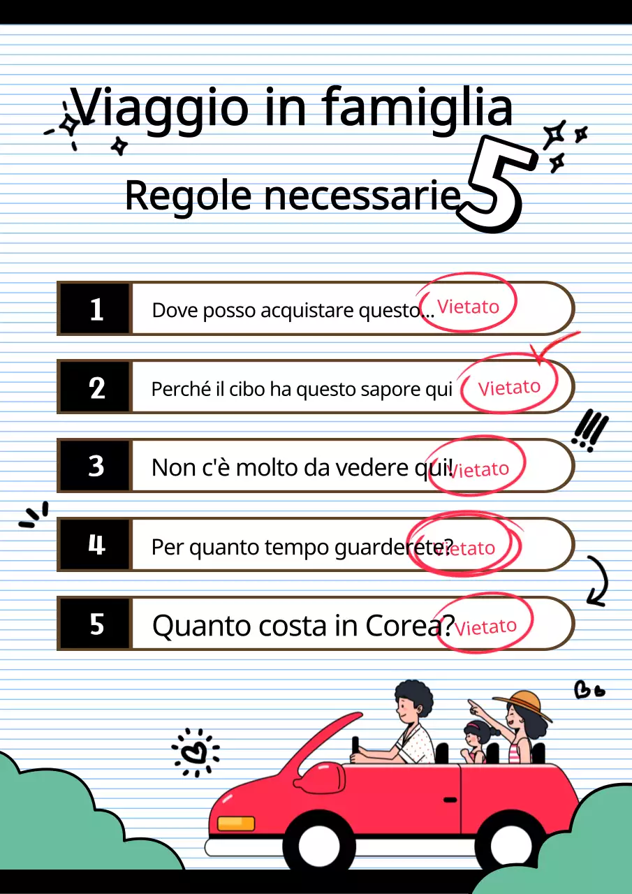 Divieti di viaggio per famiglie in nero e rosso @familytravelbans @familytravelbans