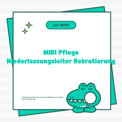 Kitschige Stellenausschreibungen in Mint und Weiß