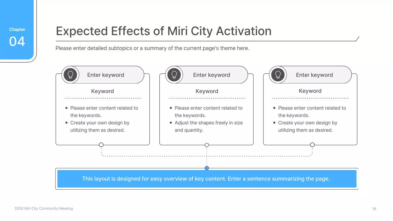 그레이 모던 커뮤니티 어젠다 프레젠테이션