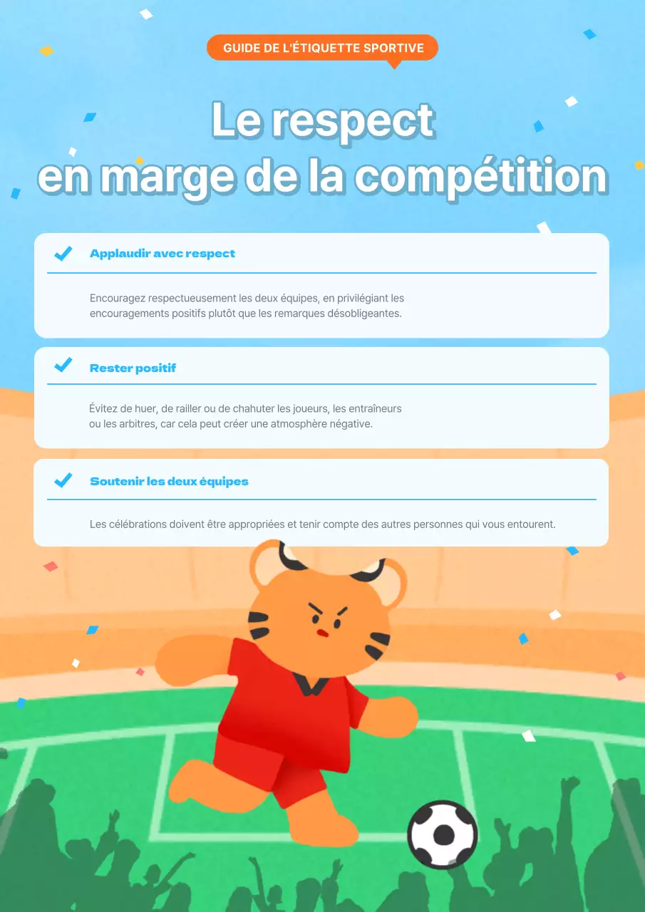 Un joli rappel de l'étiquette sportive en bleu clair et vert