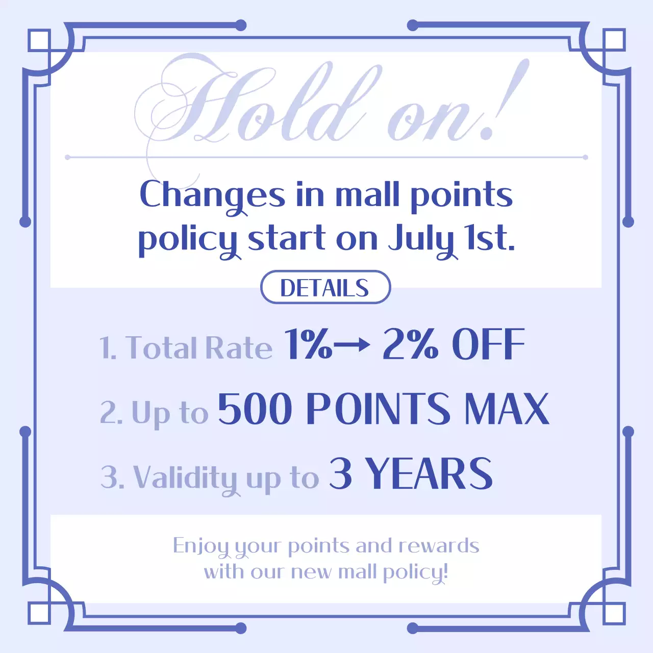 Blue Classic Policy Announcement Social Media Post