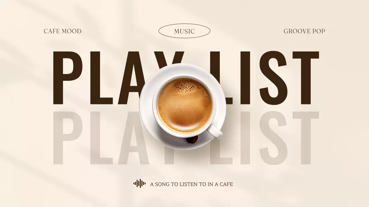 Beige Minimal Playlist Promotion YouTube Thumbnail