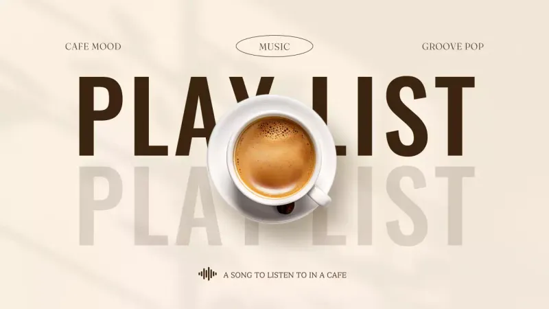 Promoção de lista de reprodução mínima bege no YouTube Miniatura