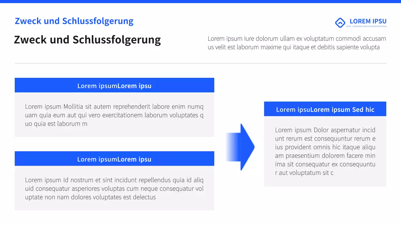 Einfaches Lehrermaterial in Blau und Schwarz