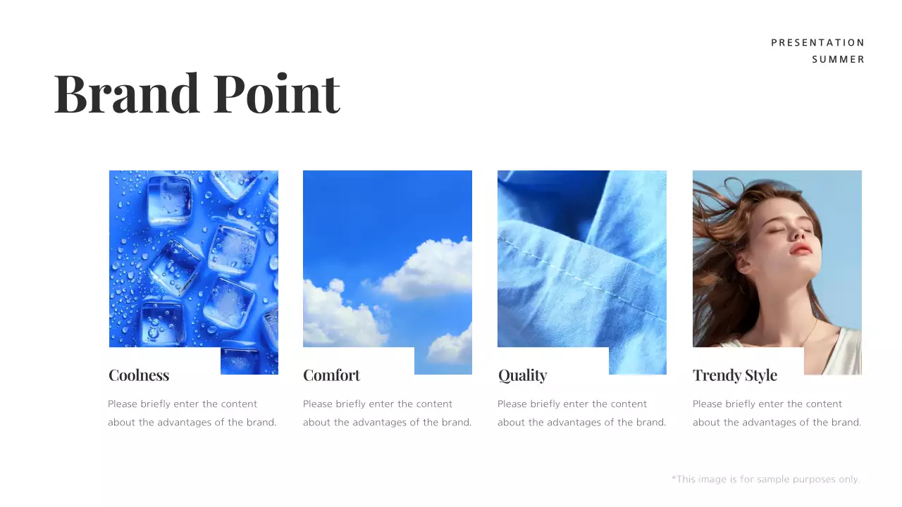 블루 모던 마케팅 프리젠테이션