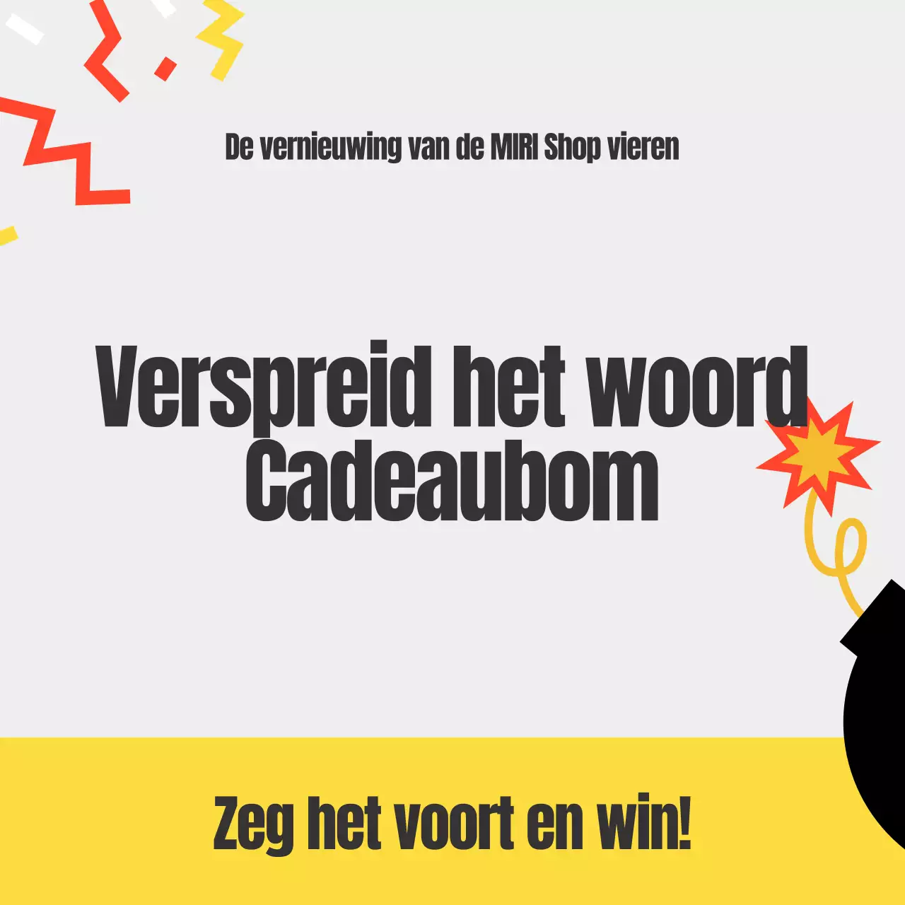 Een evenement met een mooie gele achtergrond aankondigen om het bekend te maken
