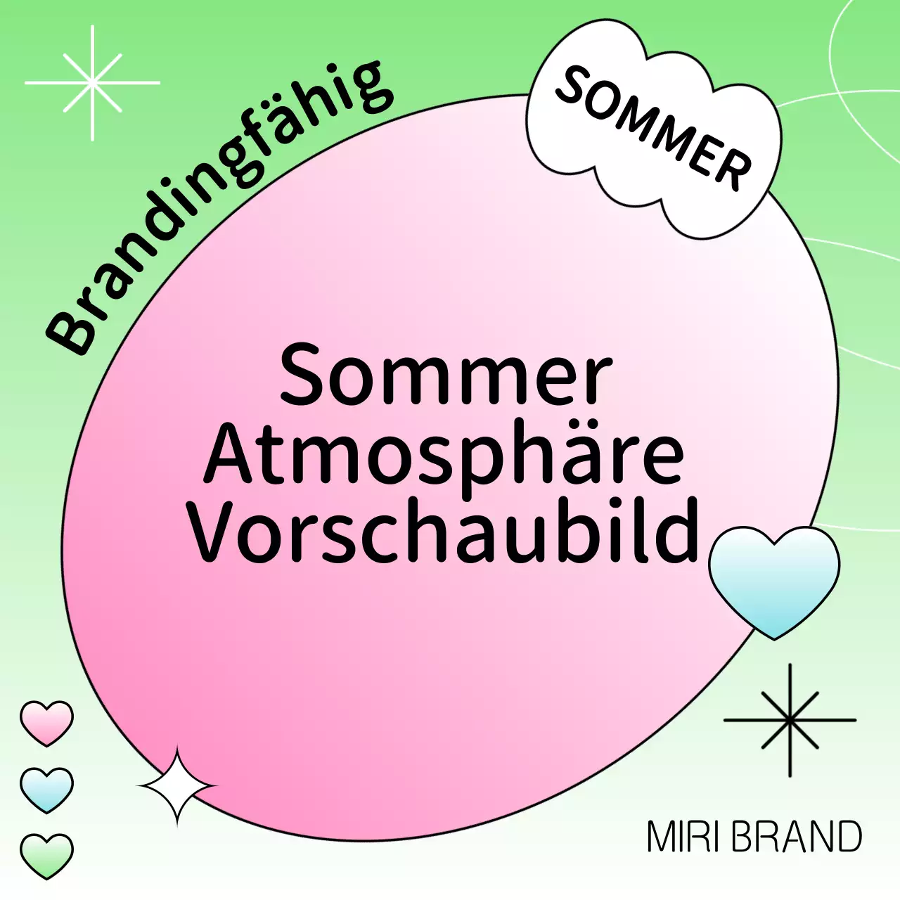 Kitschiger Sommerbezug in Chartreuse und Rosa