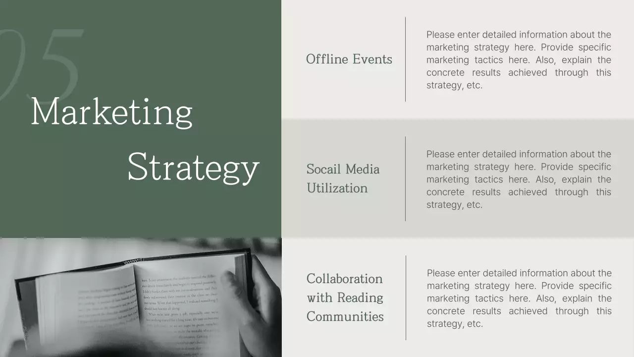 Green Modern Book Proposal Presentation