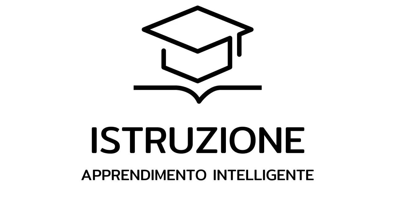 Apprendimento intelligente con un cappello da bachelor e un logo di illustrazione di libri
