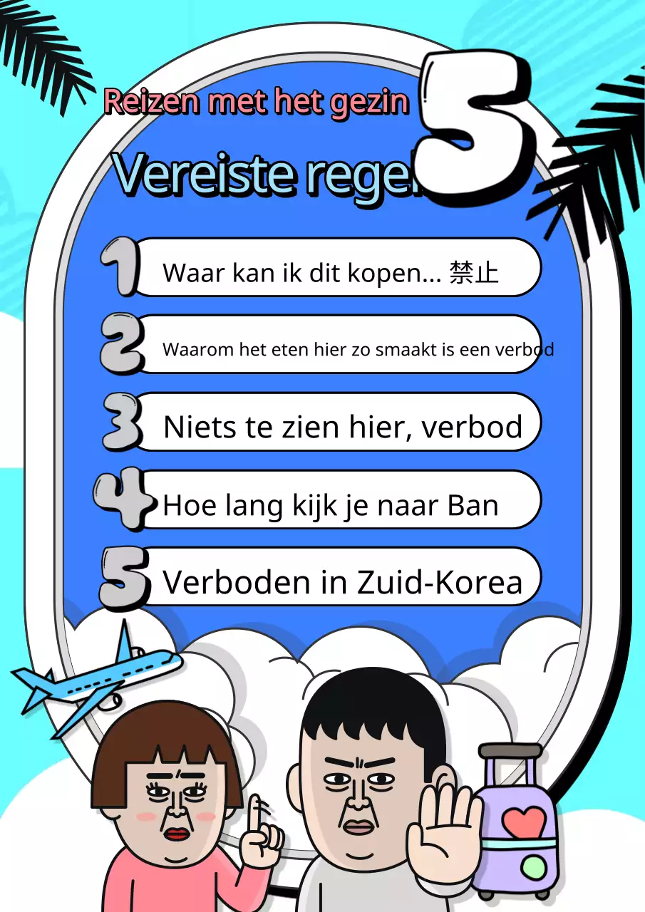 Een blauw-witte reisroute voor het gezin