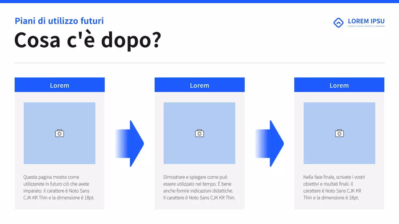 Materiale semplice per la formazione degli insegnanti in blu e nero