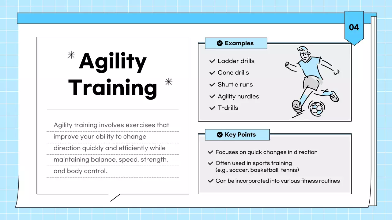 Blue Simple Fitness Guide Presentation