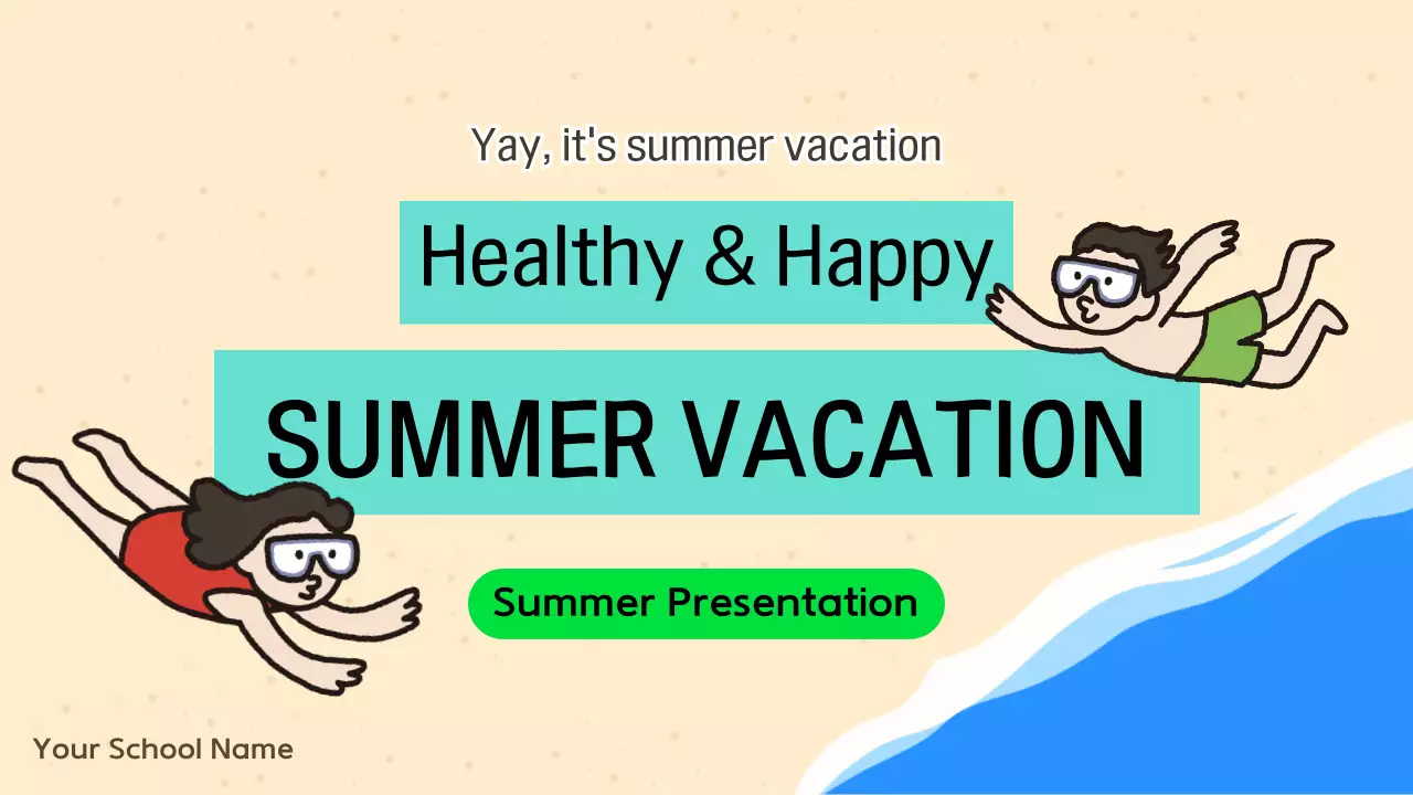 Beige Simple Summer Guide Presentation