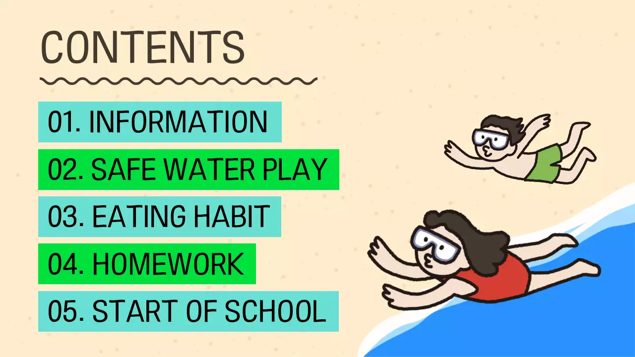 Apresentação do Guia de Verão Simples Bege