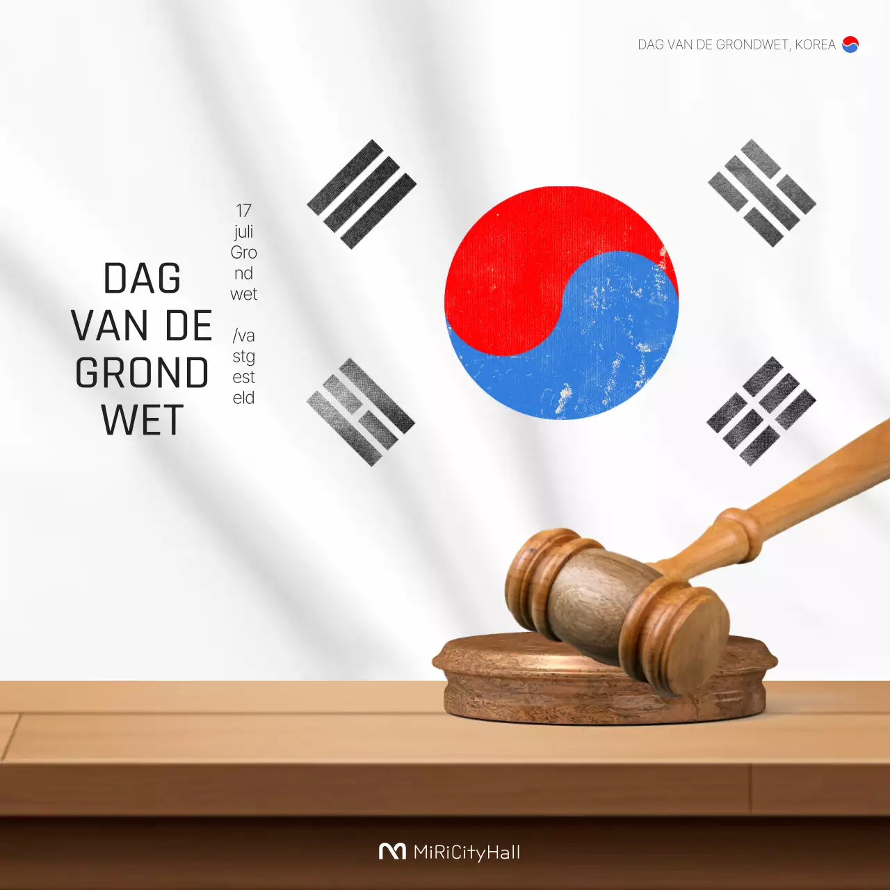 Wit en bruin voor een moderne Dag van de Grondwet