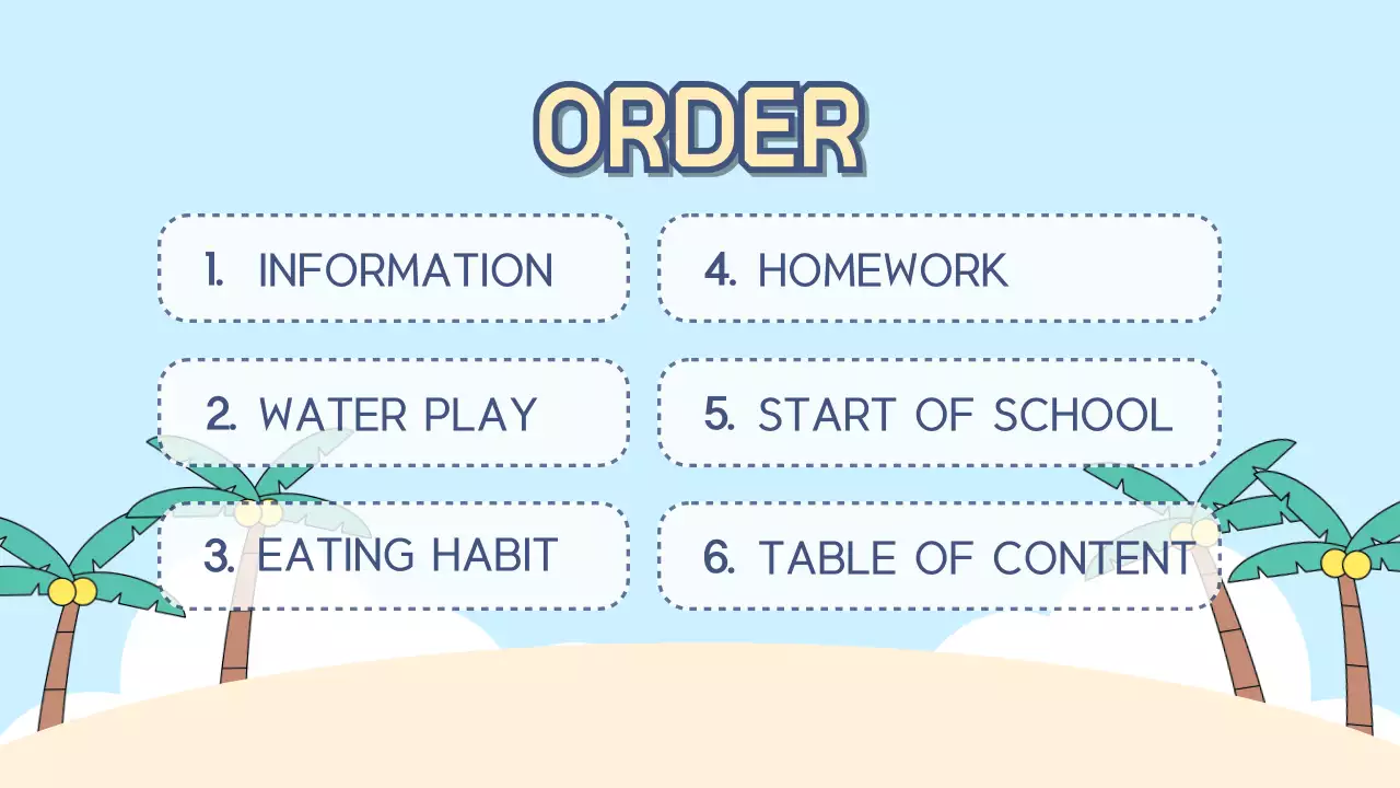 Blue Playful Summer Presentation