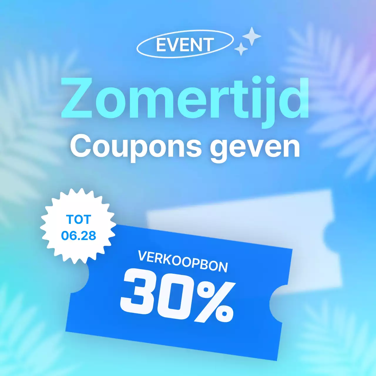 Een collectie regenboogkleurige, trendy afbeeldingen voor de zomer