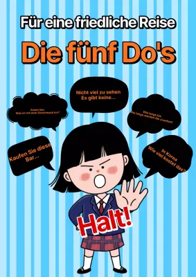 Die 5 Gebote des Familienreisens in Hellblau und Orange @familytravelling.com