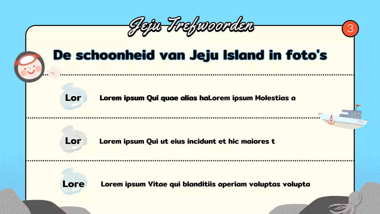 Een gids voor de felgroene en oranje buurten van Jeju