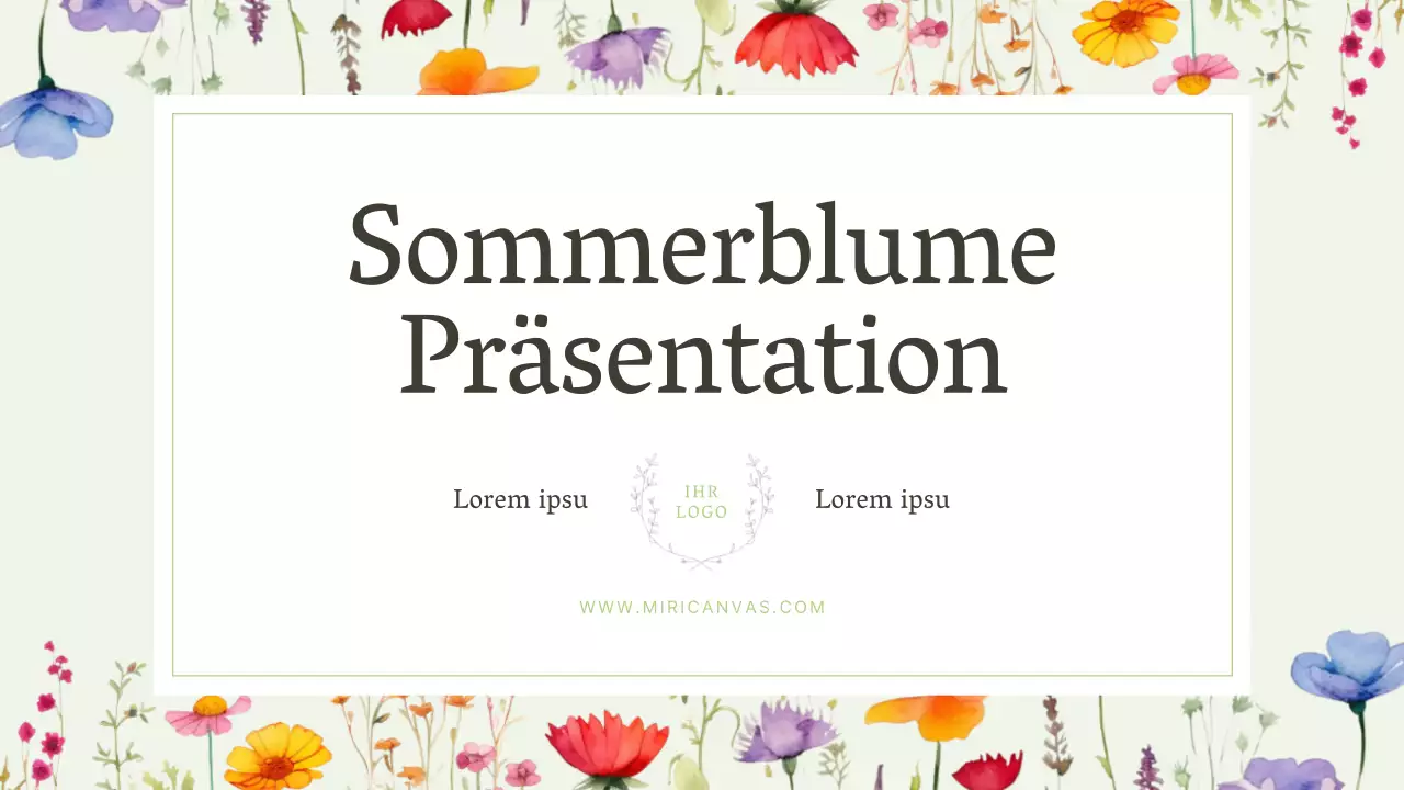 Luxuriöse Sommerblumen in chartreuser Aufmachung