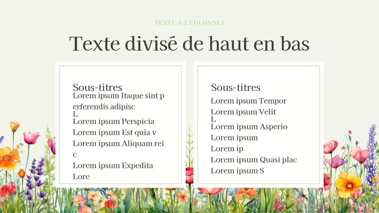 Fleurs d'été luxueuses en présentation chartreuse