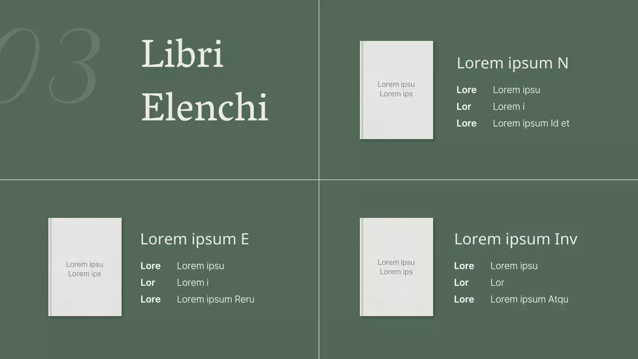 Una proposta di libro di classe in kaki