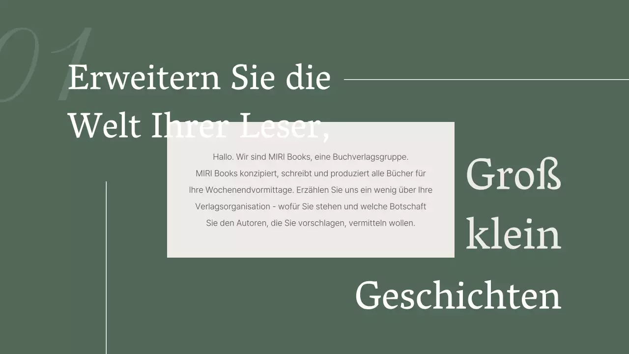 Ein stilvoller Buchvorschlag in Khaki