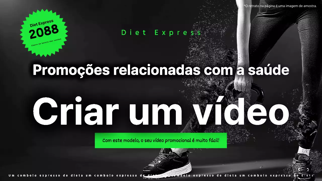 Promova o seu ginásio com detalhes em preto e verde-limão