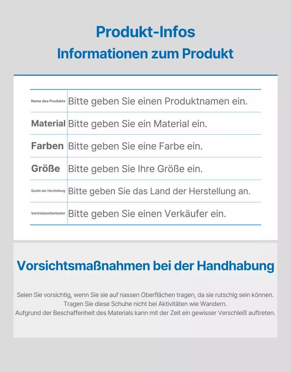 Eine einfache Einführung in den saisonalen Verkauf in Marineblau und Weiß