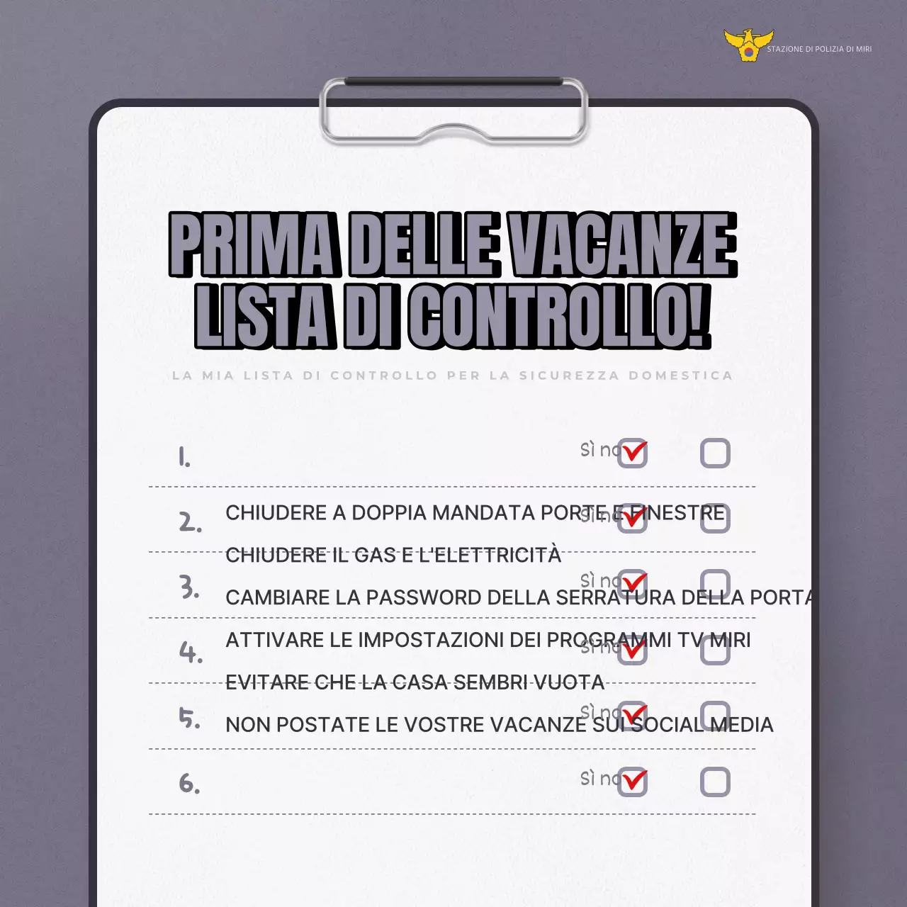 Una campagna di sicurezza contro i furti in vacanza di tendenza in beige e grigio