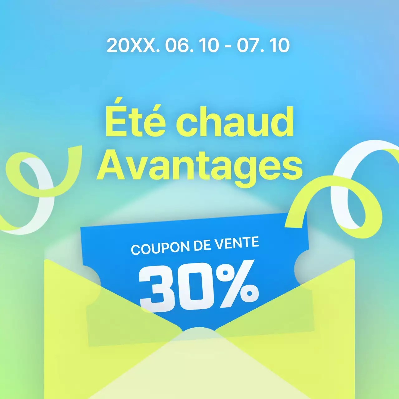 Une collection d'images aux couleurs de l'arc-en-ciel pour l'été