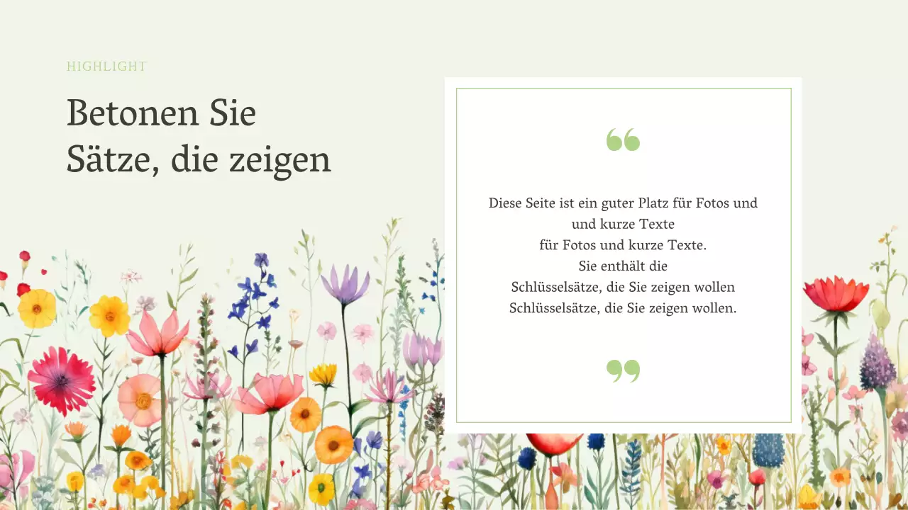 Luxuriöse Sommerblumen in chartreuser Aufmachung