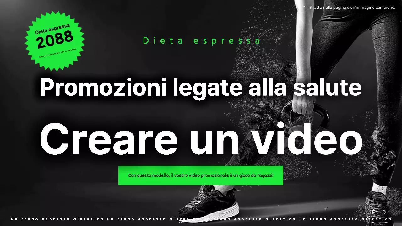 Promuovete la vostra palestra con accenti neri e verde lime