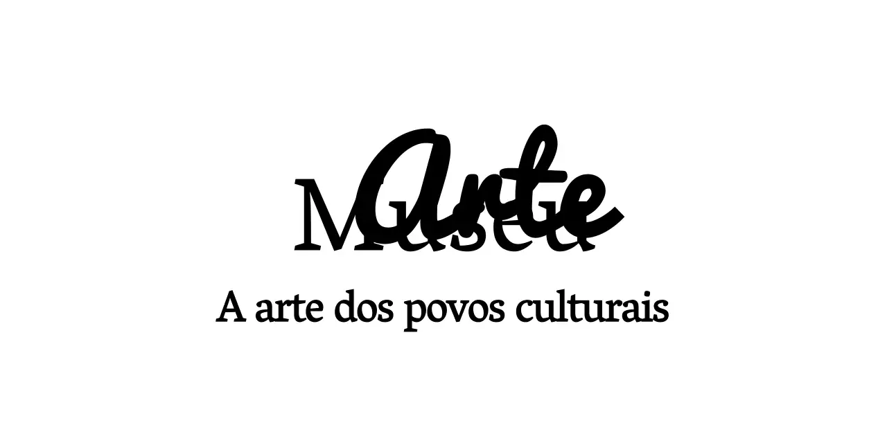 Logótipo de museu com um conceito cursivo elegante
