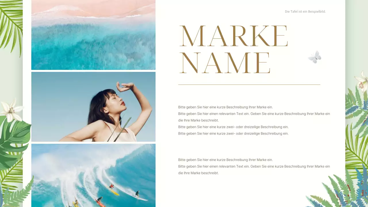 Bewerben Sie Ihre Marke mit einem grünen, natürlichen Gefühl