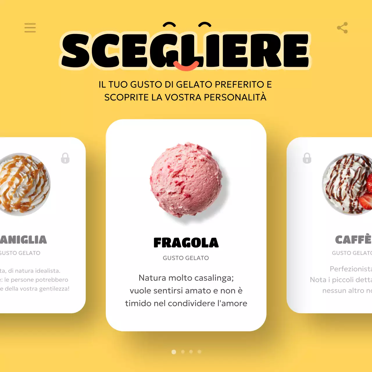 Tipi di personalità del gelato moderno in giallo e nero @yellowandblack