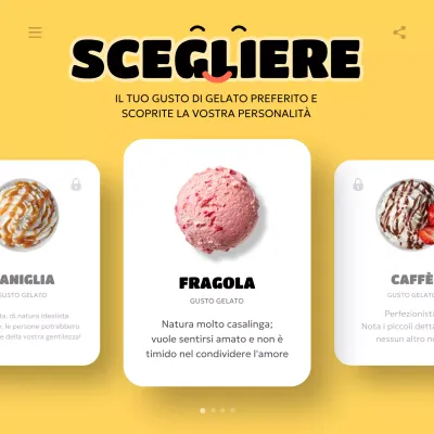 Tipi di personalità del gelato moderno in giallo e nero @yellowandblack