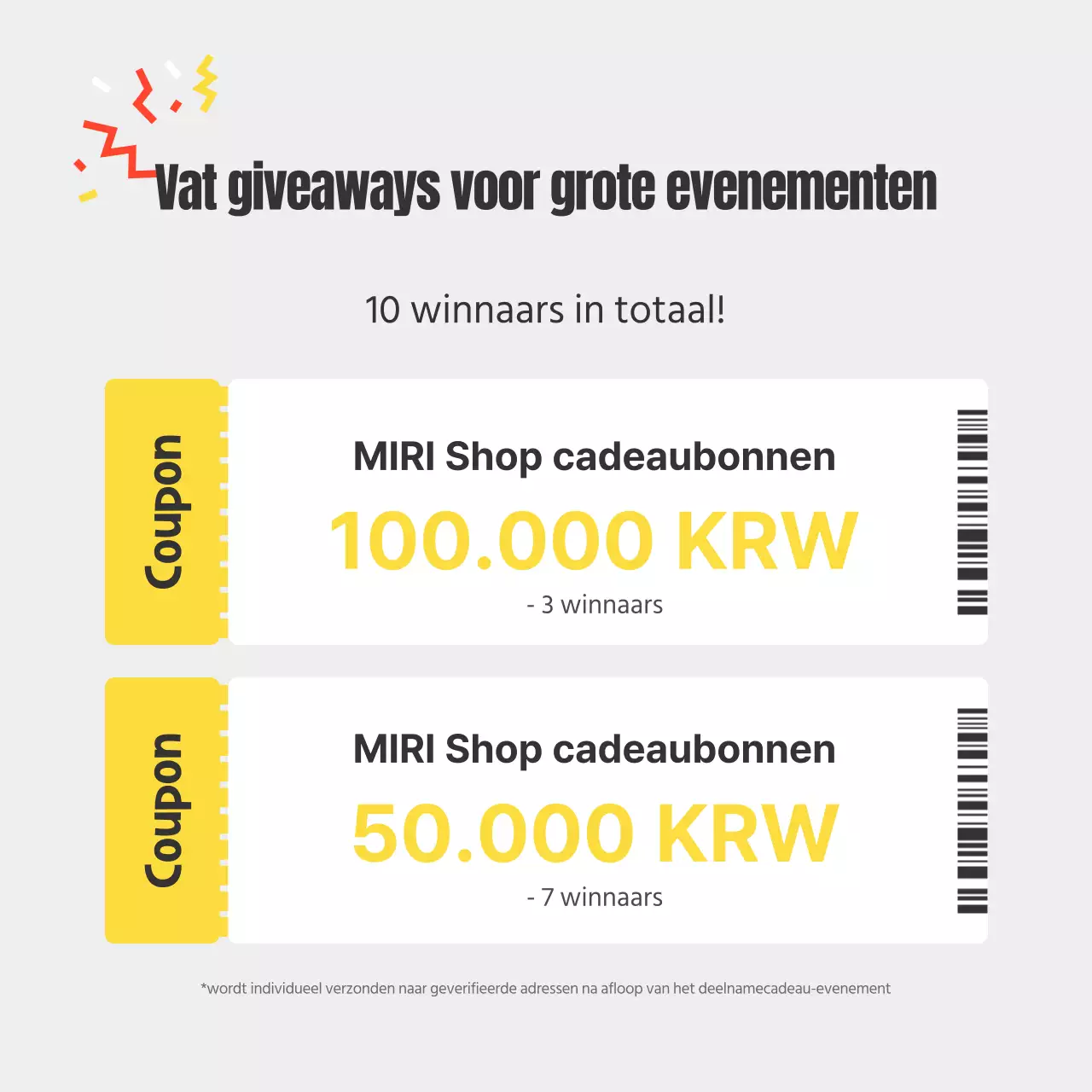 Een evenement met een mooie gele achtergrond aankondigen om het bekend te maken