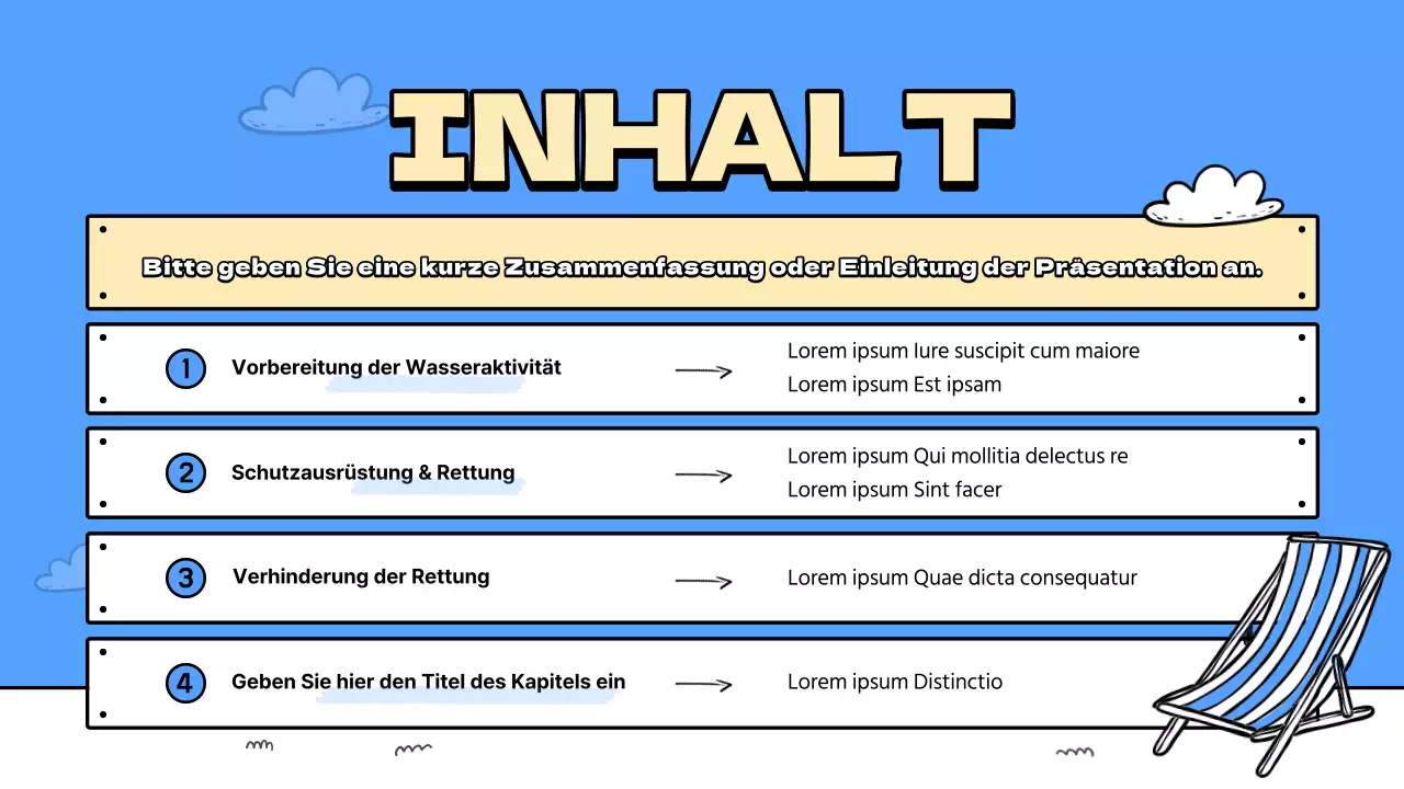 Ein Führer zu den schönen blauen und gelben Stränden Unterrichtspläne