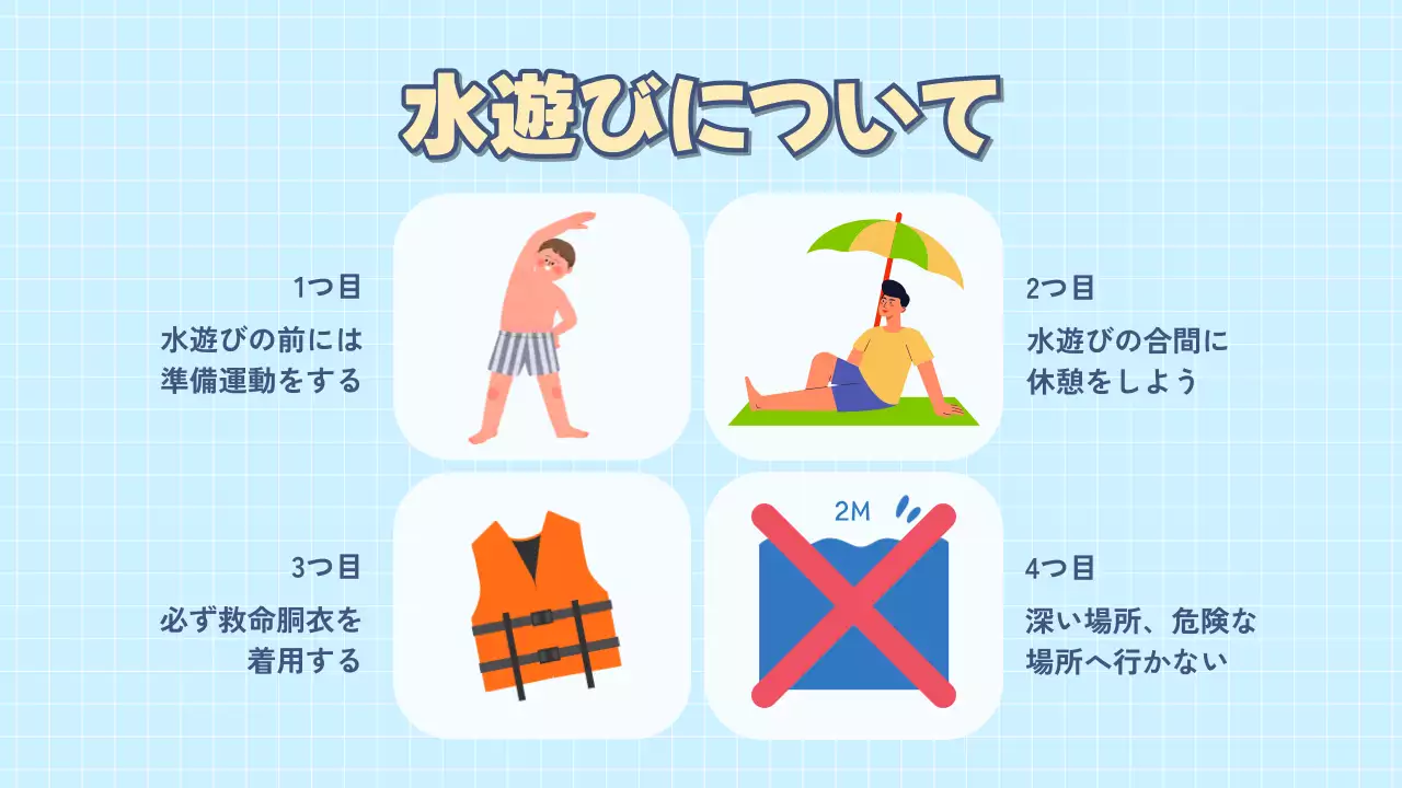 カラフル かわいい 夏休み プレゼンテーション