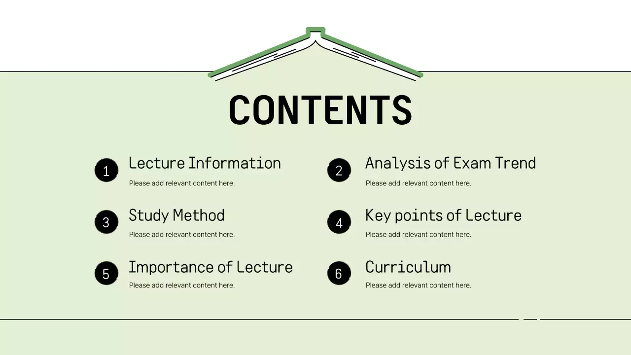 Green Simple Orientation Announcement Presentation