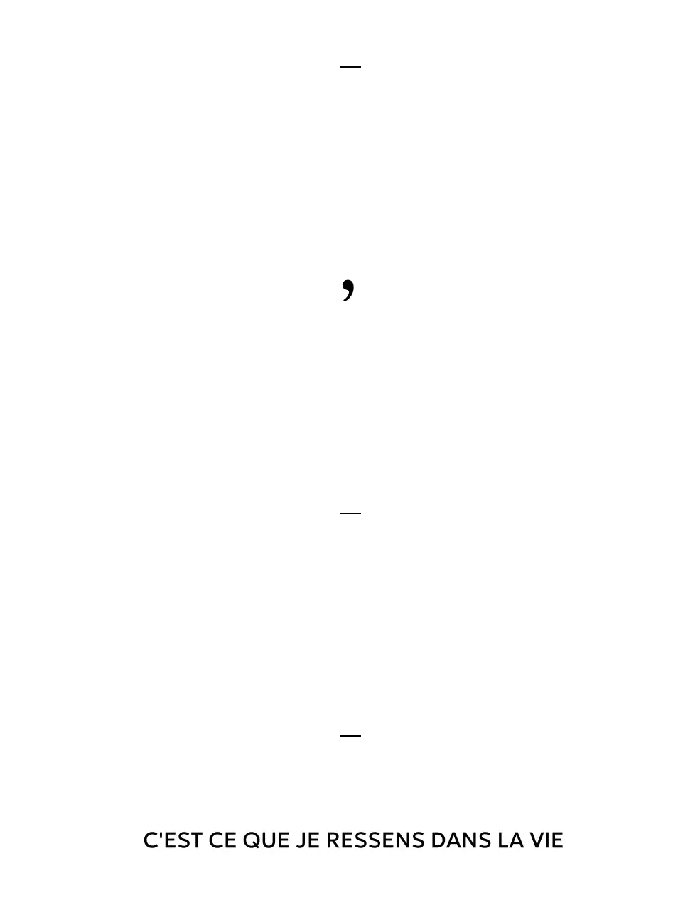 Marchandise simple et personnalisée avec des phrases sentimentales en caractères à empattement