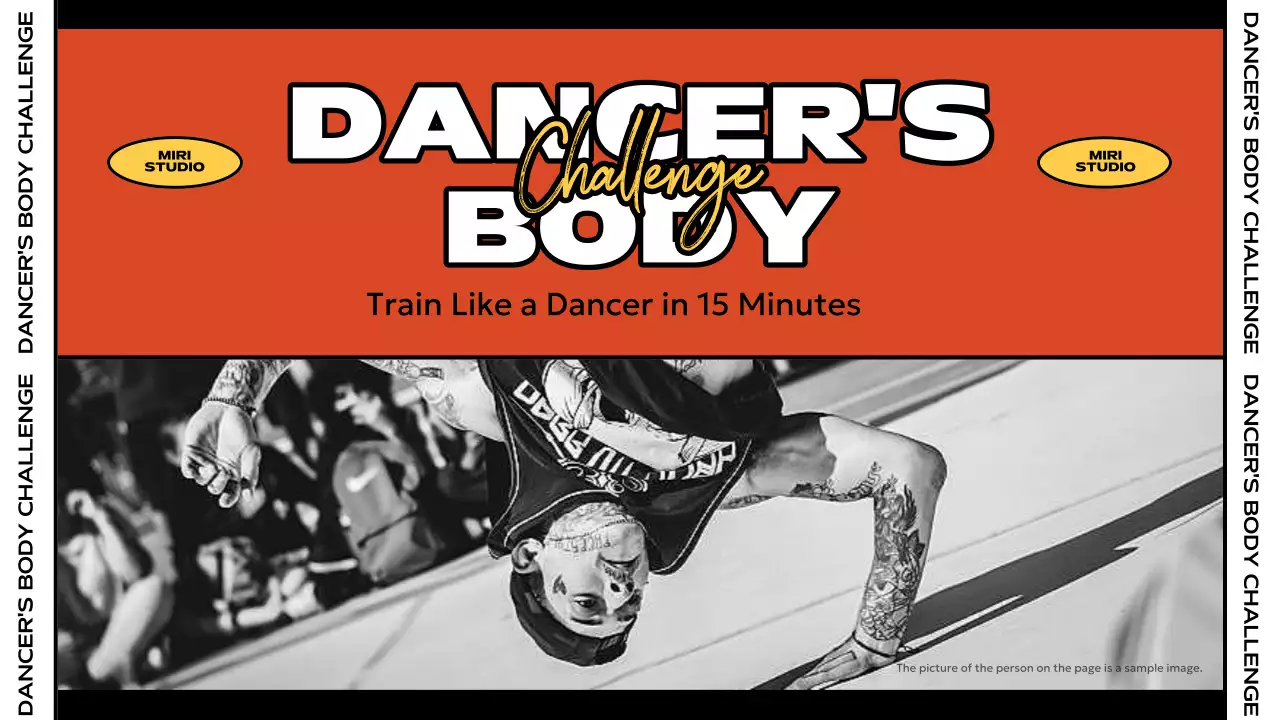 Orange Trendy Fitness Promotion YouTube Thumbnail