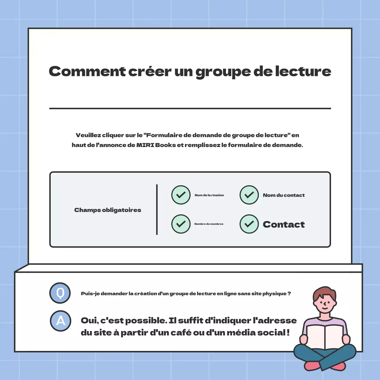 Promouvoir un groupe de lecture estival simple avec de la lavande et de la menthe