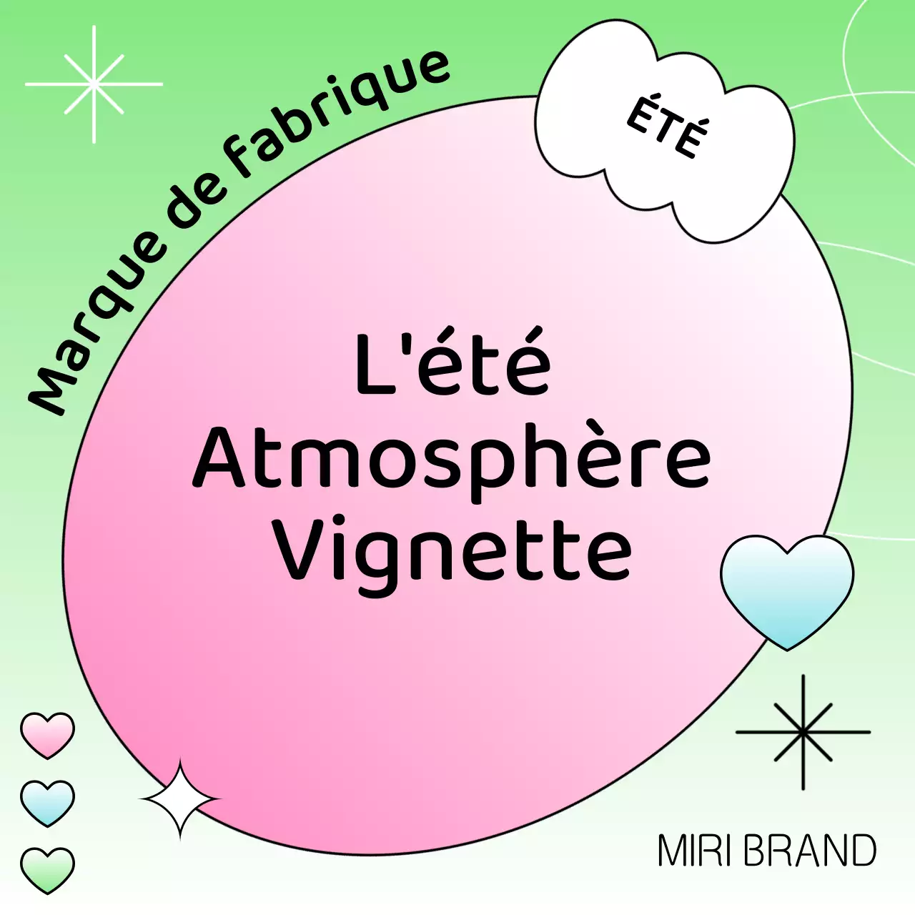 Couverture d'été kitsch en chartreuse et rose