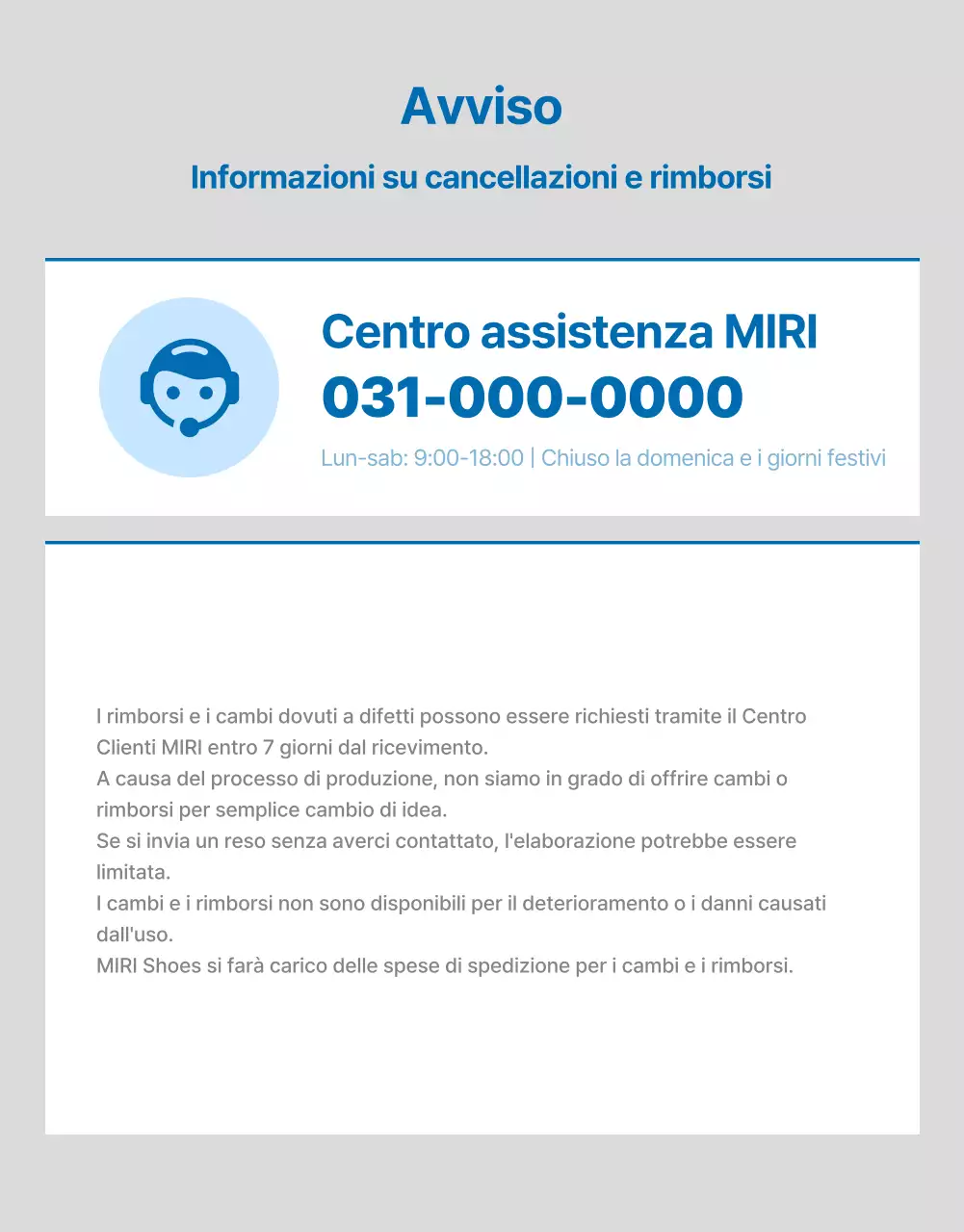 Una semplice introduzione ai saldi stagionali in blu e bianco