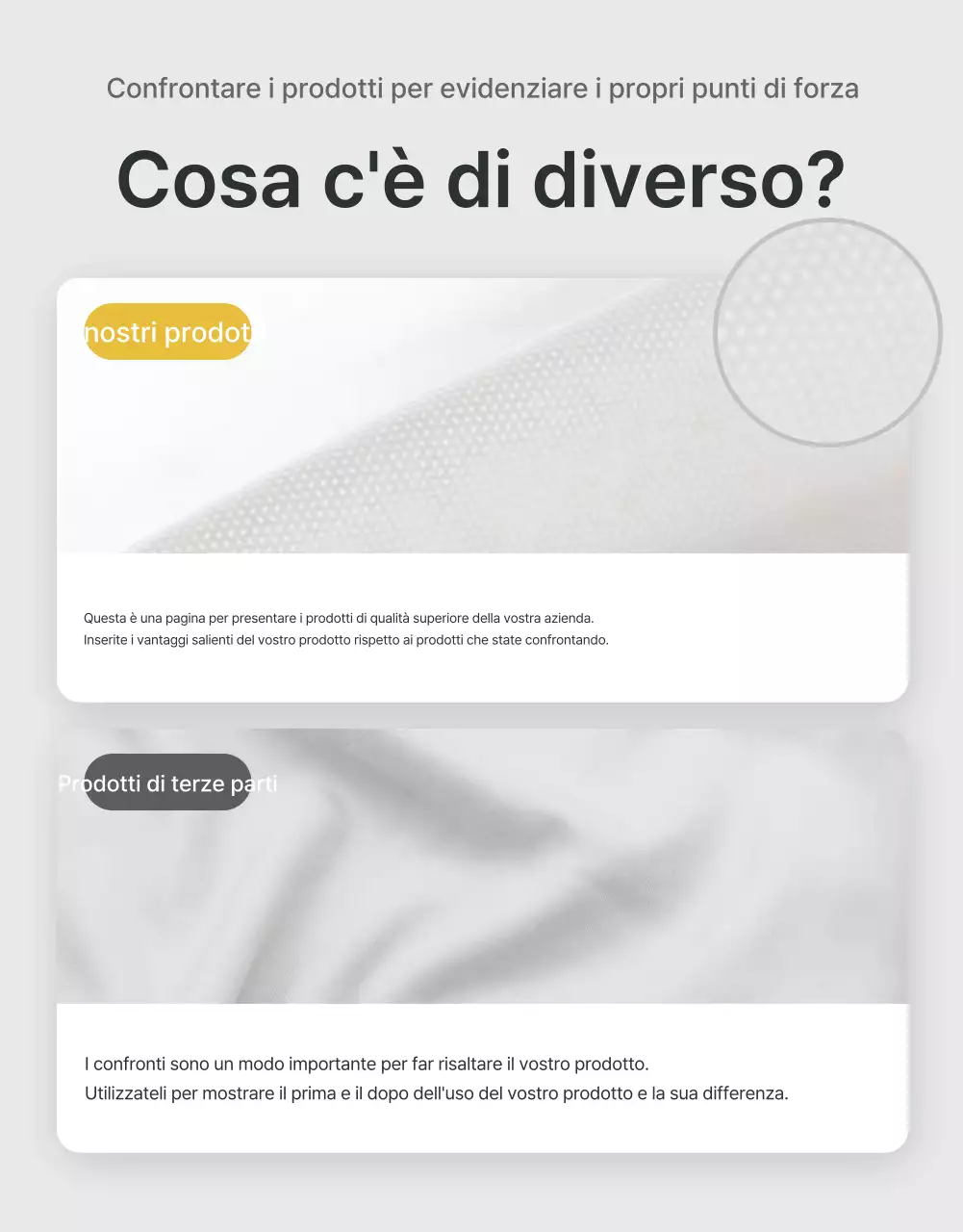 Promuovere i punti di controllo nei centri commerciali di moda di tendenza in grigio e azzurro